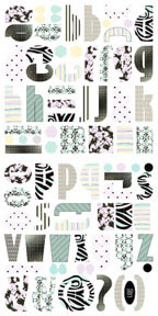 Luxe Designs - Ski Parka 12x24 Alpha Die Cuts  (pack of 5)